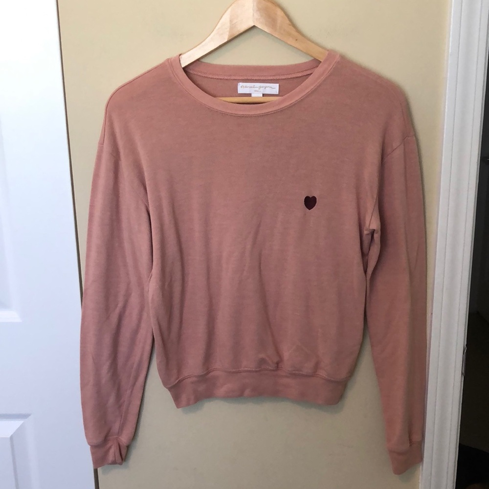 Spiritual Gangster pink long sleeve top sz XS